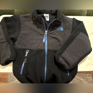 The North Face fleece 4T, black and blue